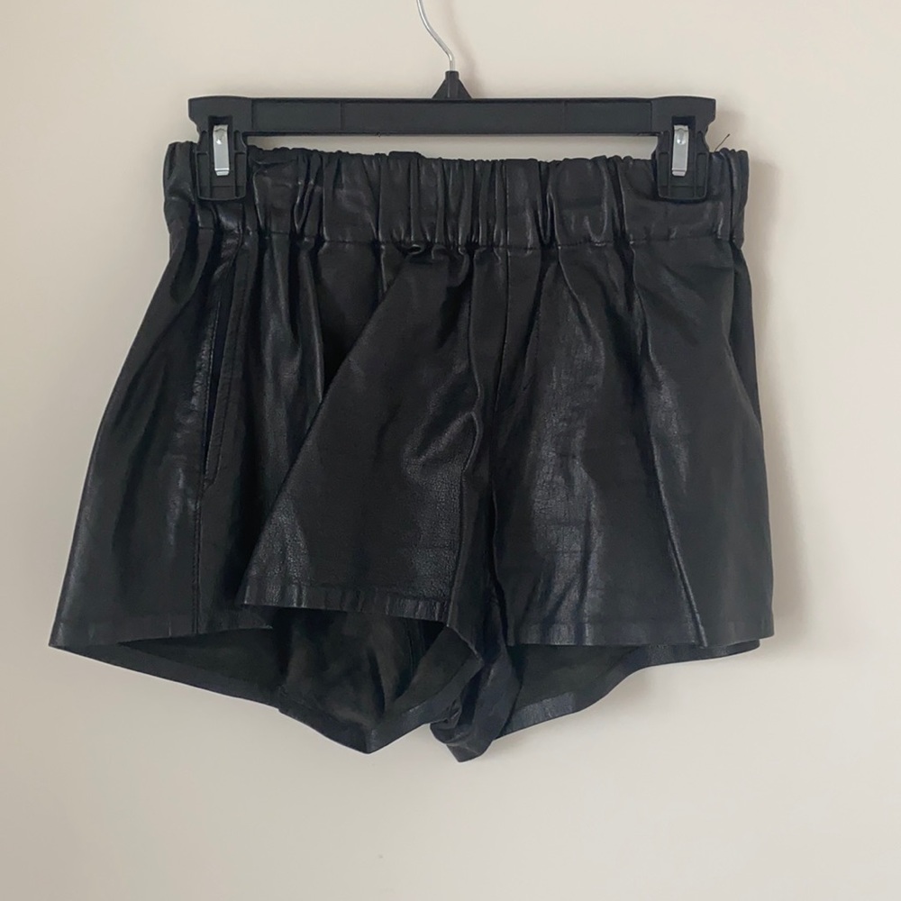 COPY - rag & bone leather shorts